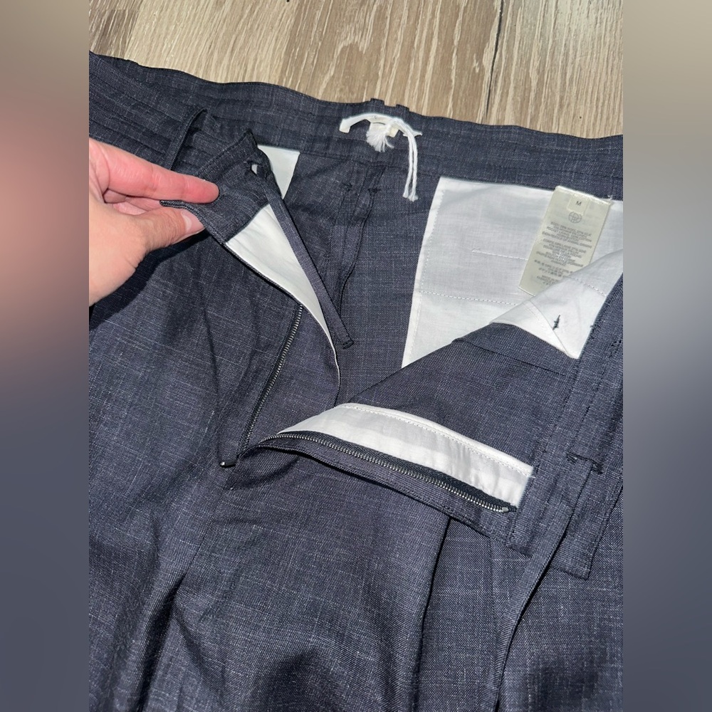 The Row Dark‎ Chambray Wide Leg Trouser Medium - Picture 11 of 11